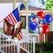24Pcs Patriotic Eagle Balloon Set – 250th Anniversary 4th of July Red White Blue Party Decorations – USA Independence Day Eagle Foil Balloons, Star & Confetti Latex Balloons for Patriotic Events